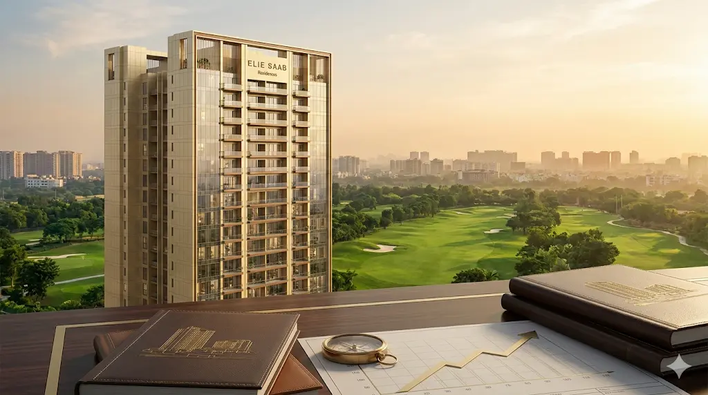 ELIE SAAB Residences Noida luxury real estate investment opportunity showcasing branded residences, golf course views and premium capital appreciation potential