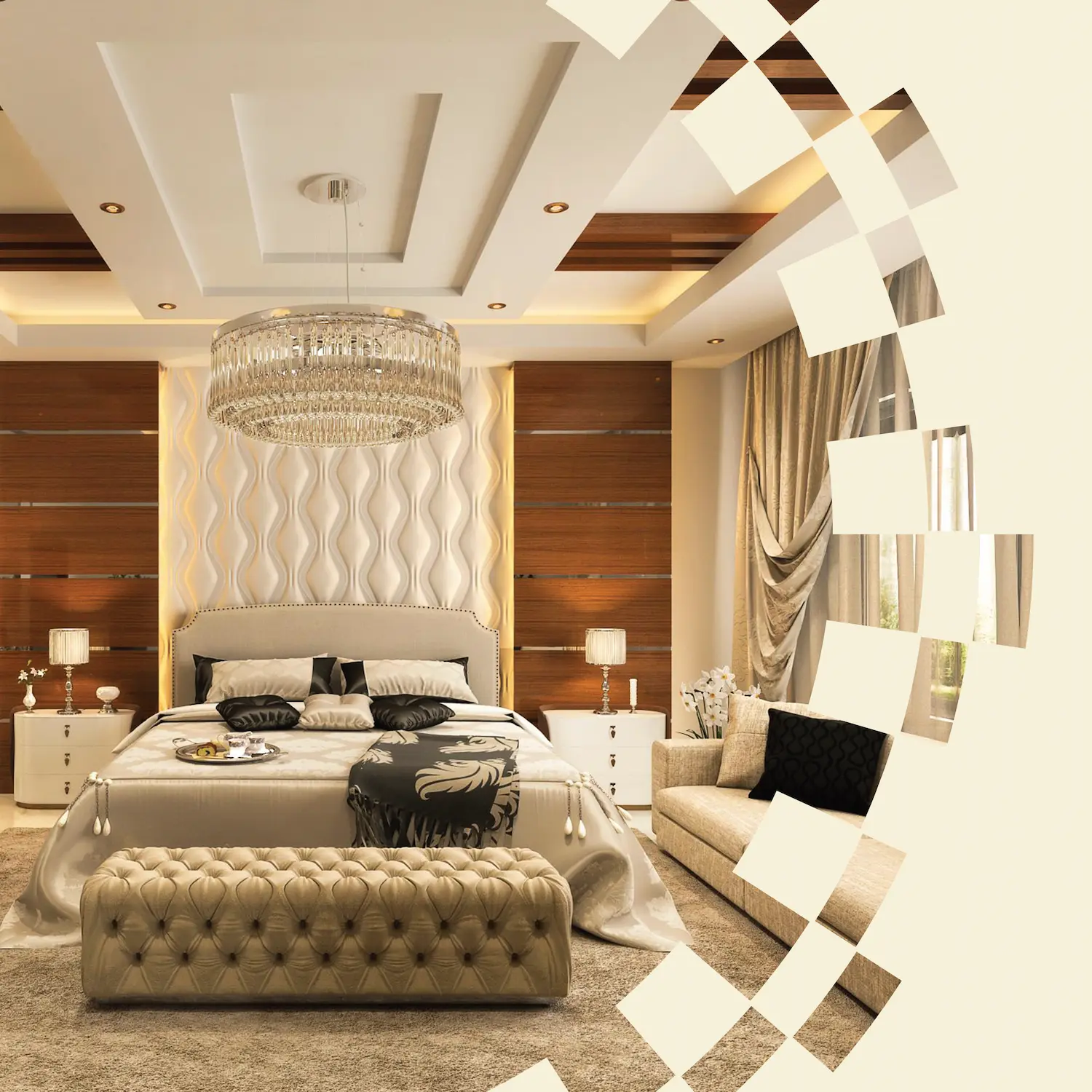 Jacob & Co Residences Noida Palatial 5 Bed Luxury Living Room